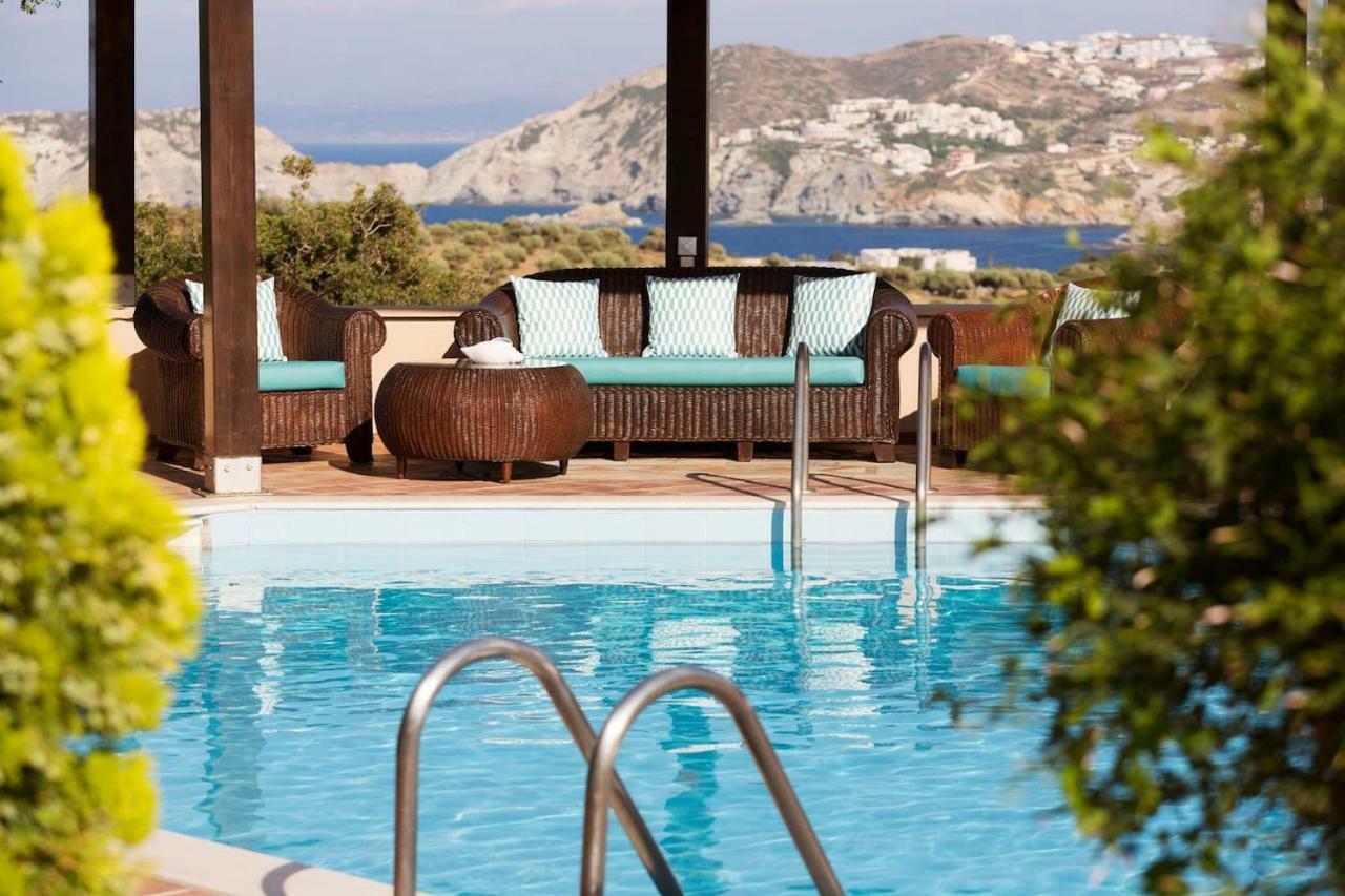 White Sand Villa. Spacious Villa With Prive Pool. Agia Pelagia  Buitenkant foto