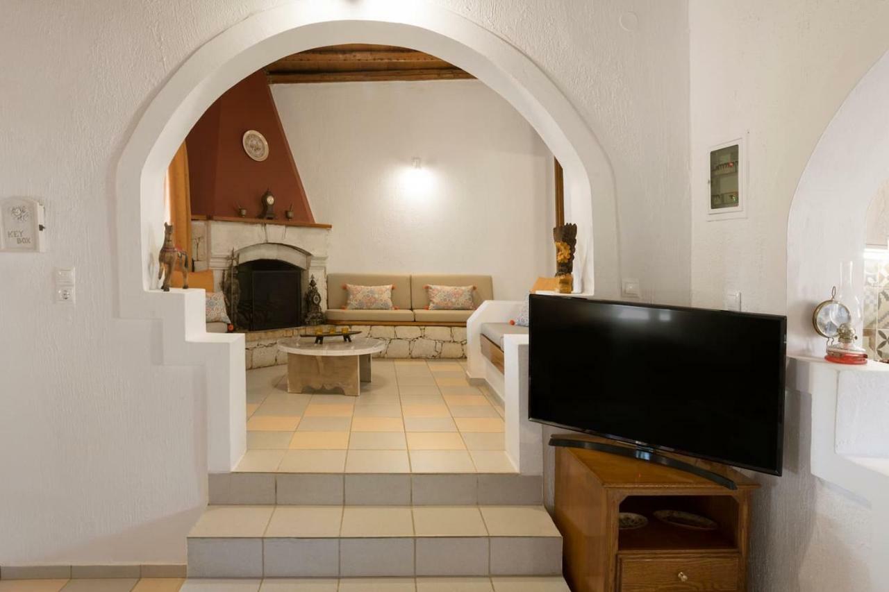 White Sand Villa. Spacious Villa With Prive Pool. Agia Pelagia  Buitenkant foto