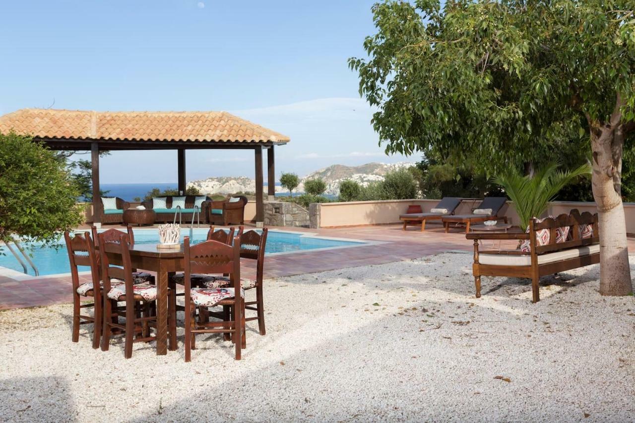 White Sand Villa. Spacious Villa With Prive Pool. Agia Pelagia  Buitenkant foto